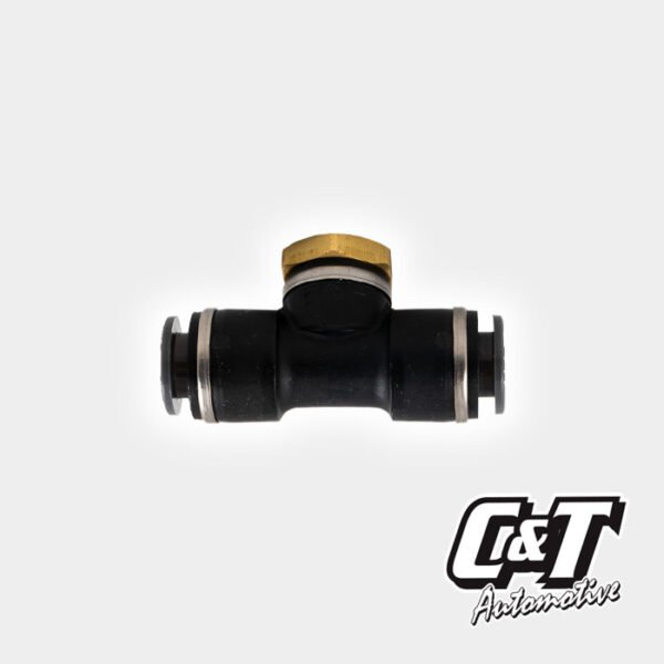 T Piece - 3/8" PTC to 1/8" NPT